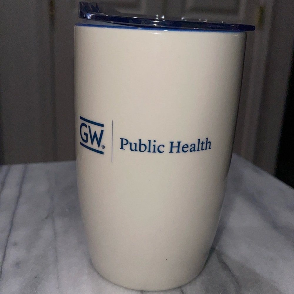 George Washington University, double wall ceramic mug